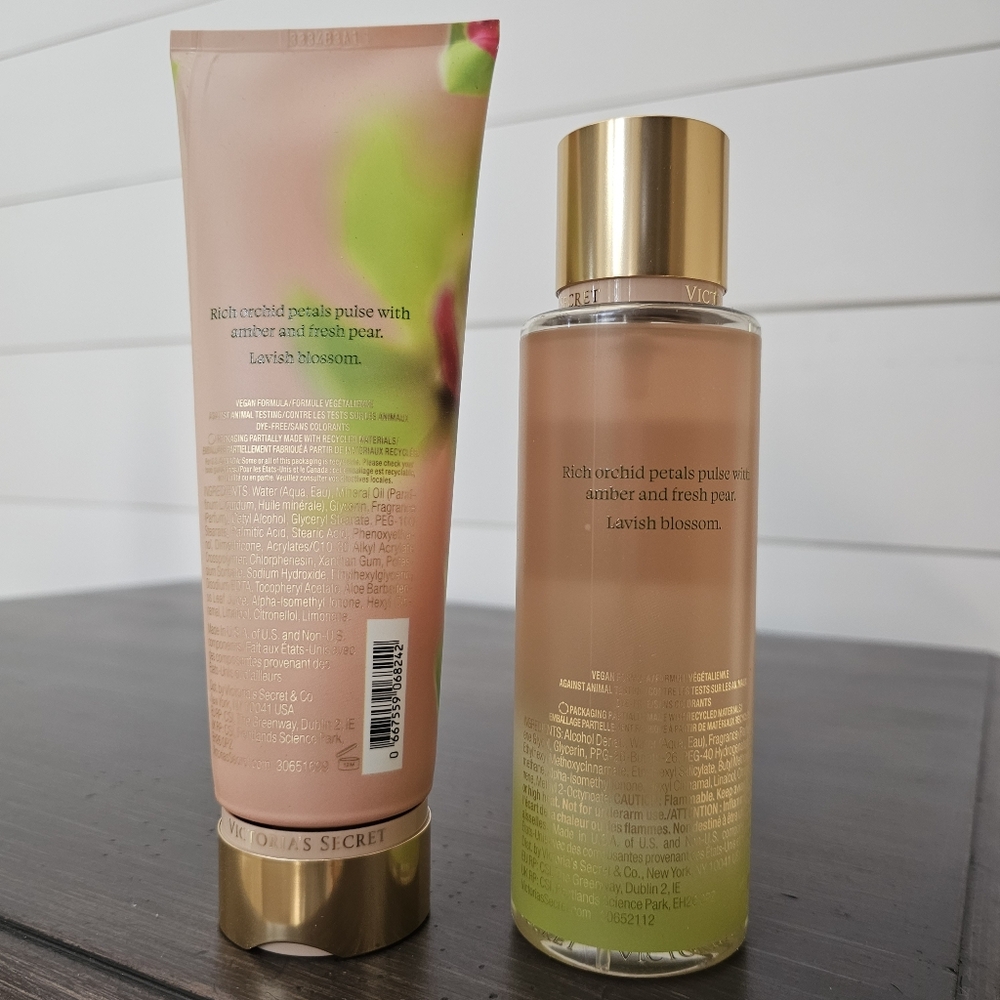 Victoria's Secret Lush Orchid Amber Fragrance Set - Picture 2 of 2